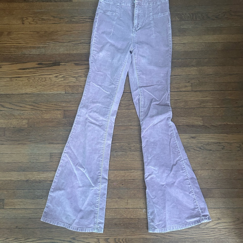 Free People Lavender Wide Leg Pants